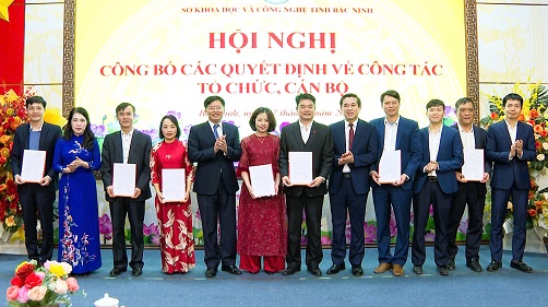 Bắc Ninh: Hội nghị công bố các quyết định về sắp xếp bộ máy và công tác cán bộ