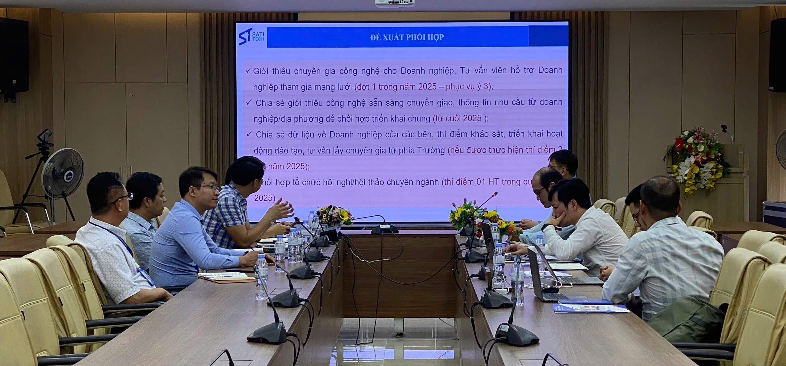 Tăng cường hợp tác giữa nhà trường và doanh nghiệp: Trung tâm Thúc đẩy Phát triển Thị trường KH&CN làm việc với Trường Cơ khí - Ô tô, Đại học Công nghiệp Hà Nội