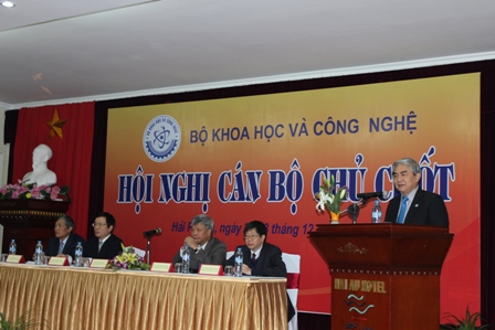  Hội nghị cán bộ chủ chốt Bộ Khoa học và Công nghệ năm 2013