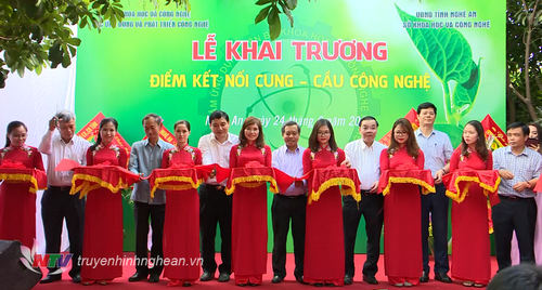 Khai trương Điểm kết nối cung - cầu công nghệ vùng Bắc Trung Bộ