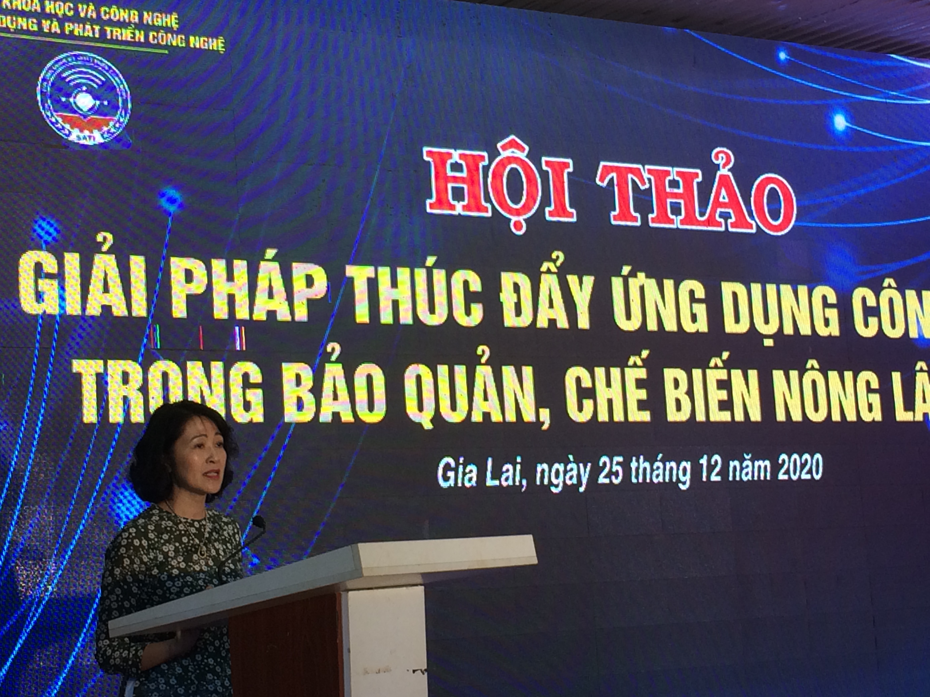 Hội thảo “Giải pháp thúc đẩy ứng dụng công nghệ trong bảo quản, chế biến nông lâm sản”